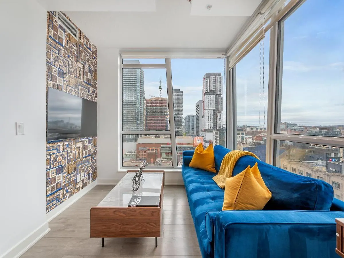 Apartmán High-End 2 Bedroom Condo - Entertainment District, Downtown - City Skyline View & Balcony Toronto